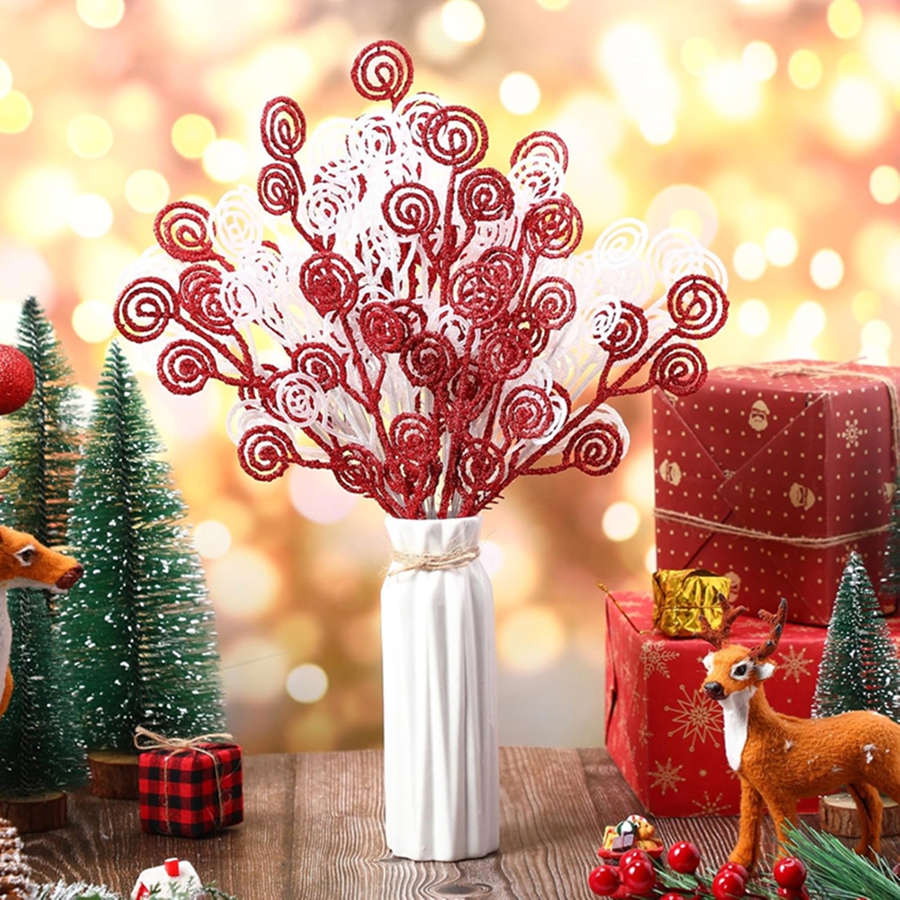 Christmas Tree Artificial - 5/10PCS Artificial Plant New Year Christmas