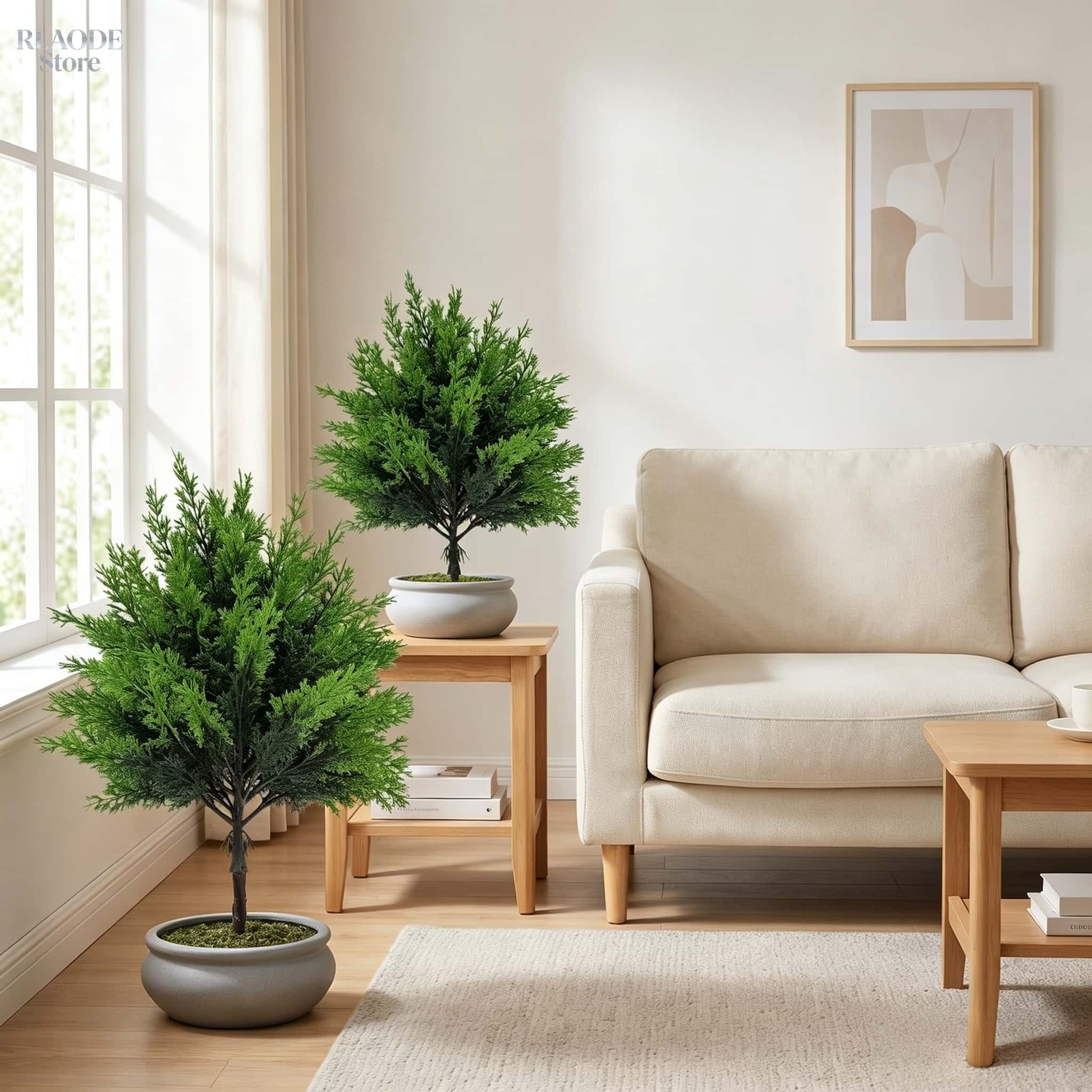 2pcs Outdoor Artificial Greene - Christmas Tree Artificial のレビューと価格