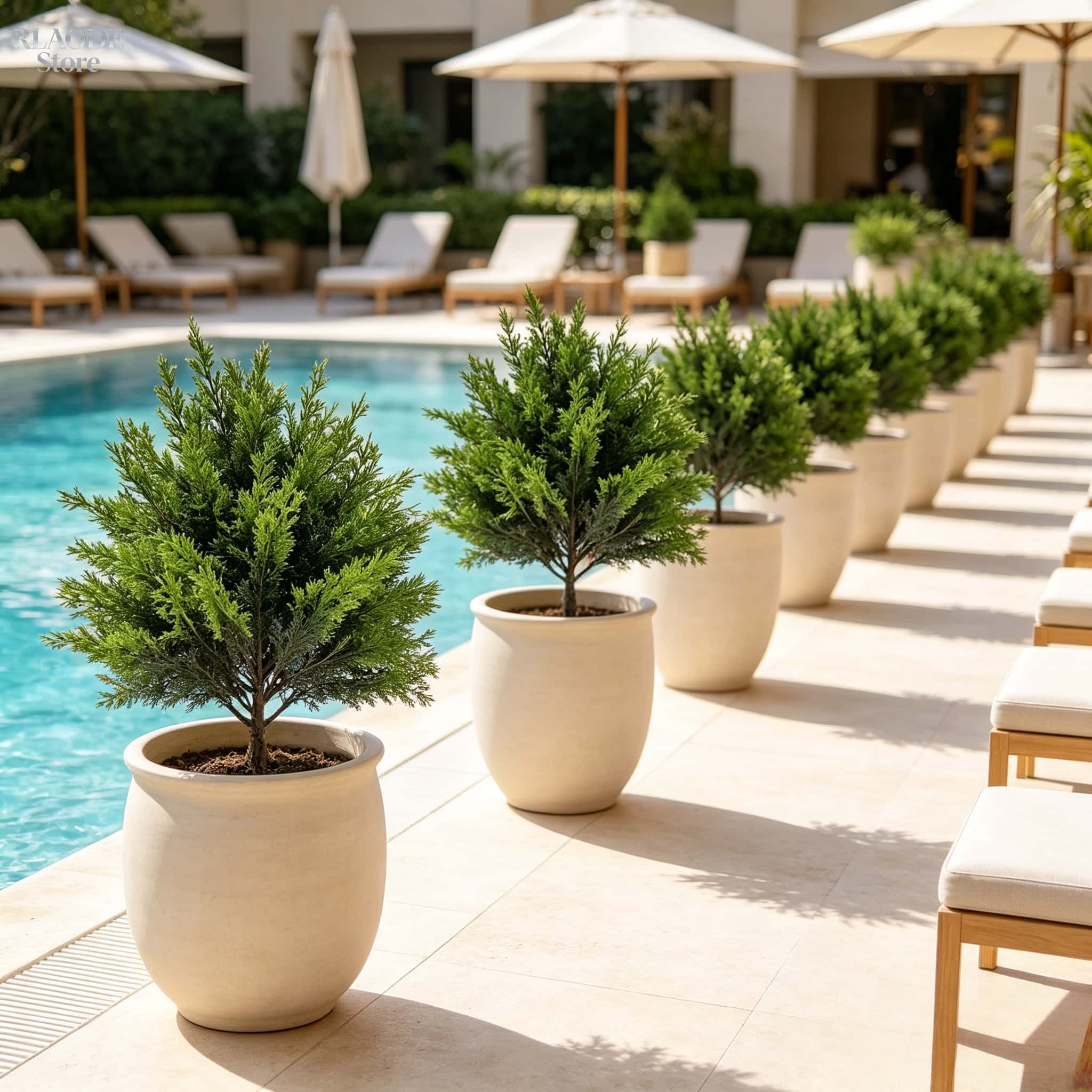 2pcs Outdoor Artificial Greene - Christmas Tree Artificial のレビューと価格