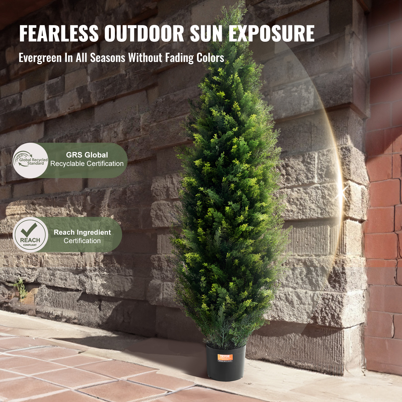 SucceBuy Artificial Cedar Topi - Christmas Tree Artificial のレビューと価格