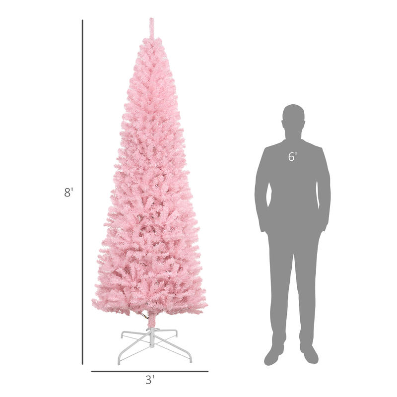 HOMCOM 8' Artificial Christmas - Christmas Tree Artificial のレビューと価格