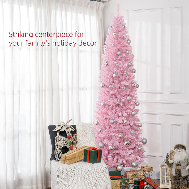 HOMCOM 8' Artificial Christmas - Christmas Tree Artificial のレビューと価格